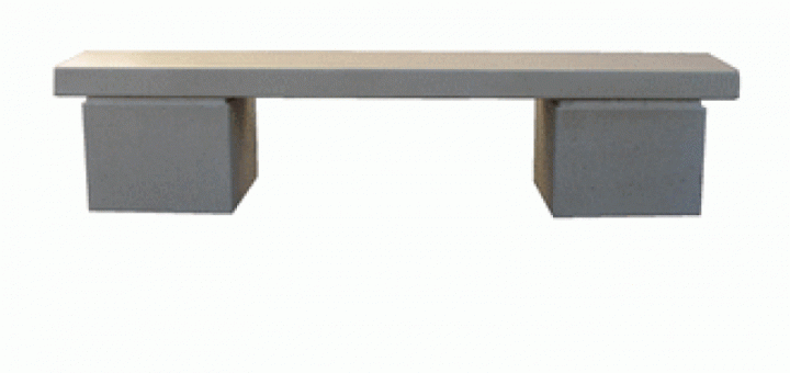 Banquette béton athena